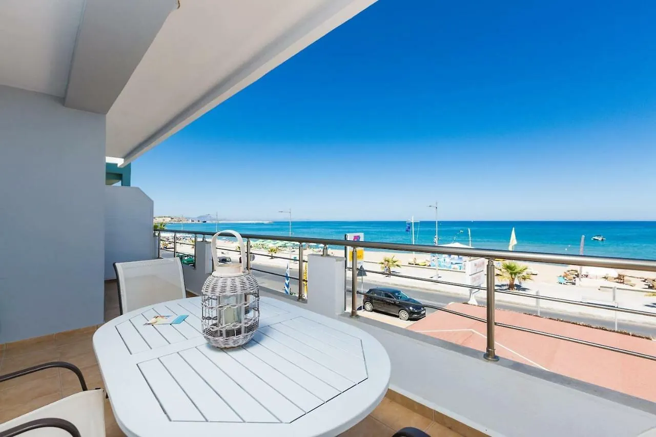 Beachfront Apartment Rethymno Grekland